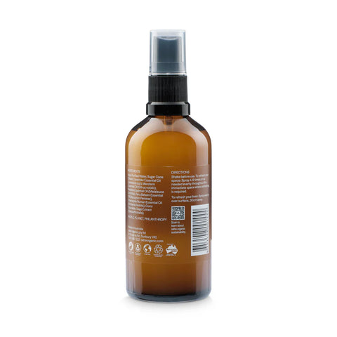 Saba Organic Room Spray - Tasmanian Lavender, Peru Balsam & Sage