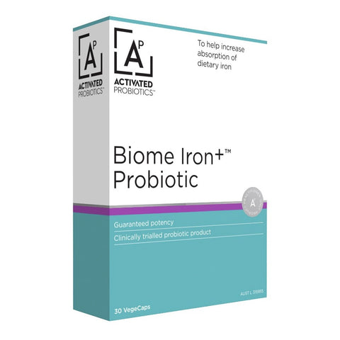 Activated Probiotics Biome Iron+ Probiotic (30 Caps)
