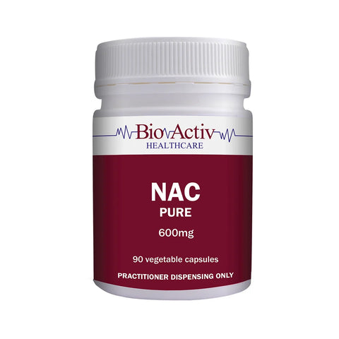 BioActiv Healthcare NAC Pure 600mg (90 Caps)