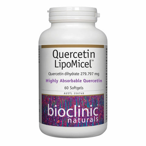 Bioclinic Naturals Quercetin LipoMicel (60 Caps)