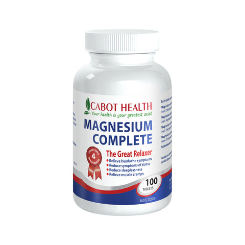 Cabot Health Magnesium Complete (100 Tabs, 200 Tabs)