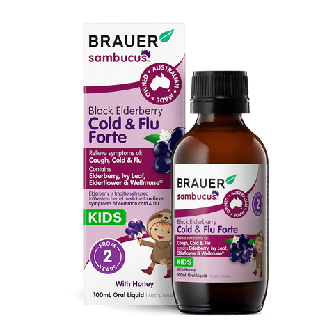 Brauer Sambucus Cold & Flu Forte Kids (100ml)