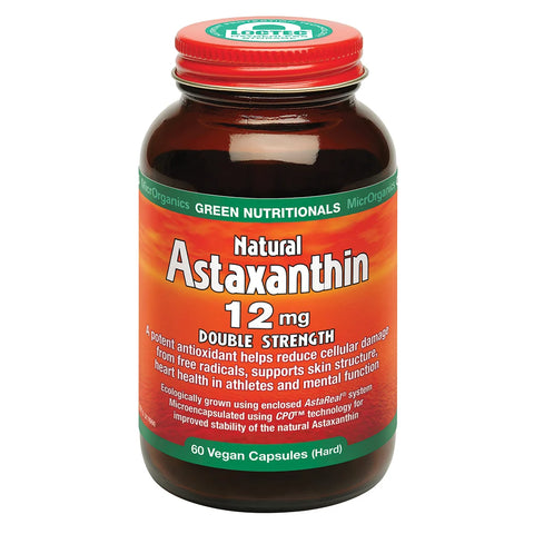 Green Nutritionals Green Nutritionals Natural Astaxanthin 12mg (20-60 Caps)