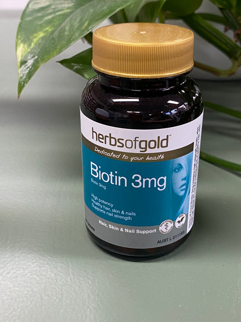 Herbs of Gold Biotin 3mg (60 tablets)