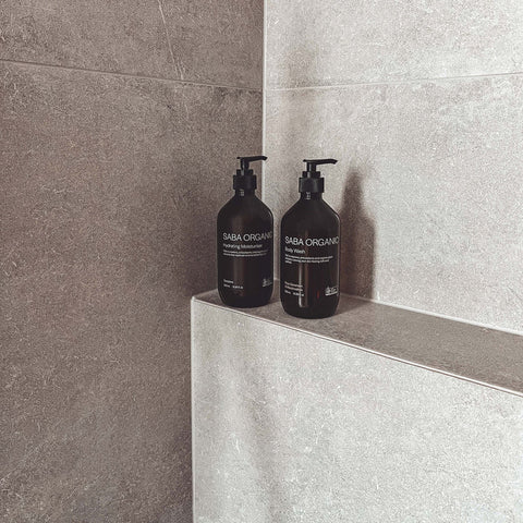 Saba Organic Body Wash - Bergamot, Geranium & Peppermint