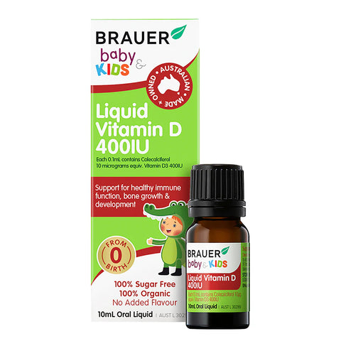 Brauer Liquid Vitamin D 400IU (10ml)