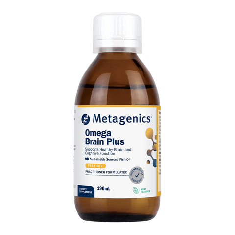 Metagenics Omega Brain Plus (Peppermint) (190ml)