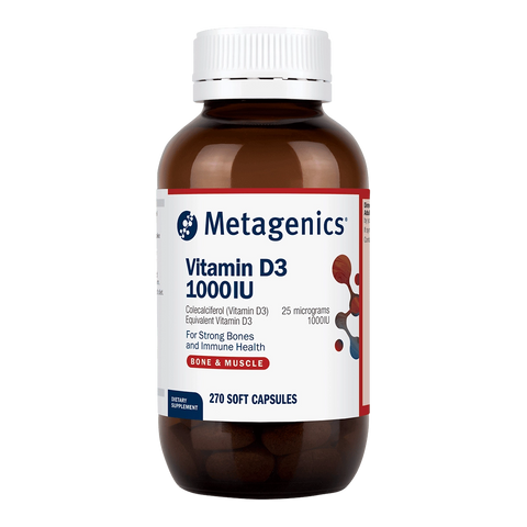 Metagenics Vitamin D3 1000IU (270 Caps)