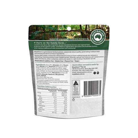 Brookfarm Nut & Fruit Mix Coconut Tart Cherry 75g