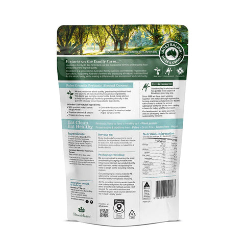 Brookfarm Prebiotic Paleo Granola Almond Coconut (300g)