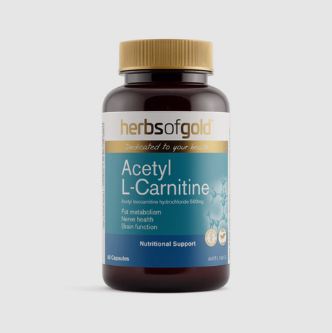 Herbs of Gold Acetyl L-Carnitine (120 caps)