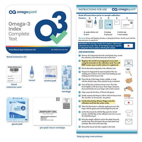 Omega-3 Complete Test (At-Home Test Kit)