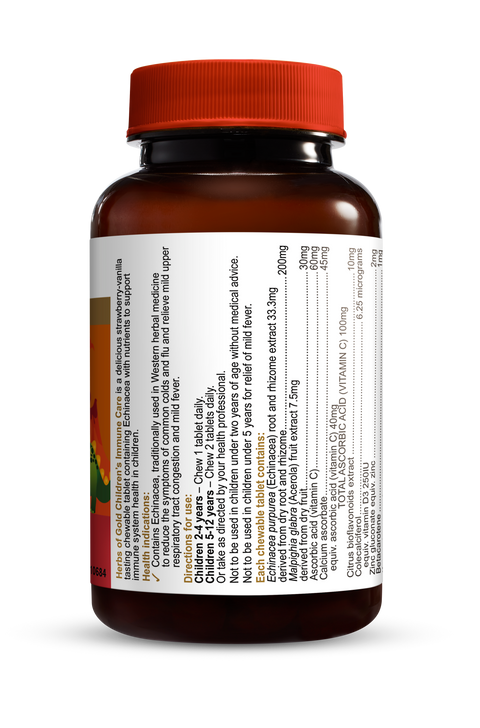 Herbs of Gold Children's Immune Care (60 Chewable Tabs)