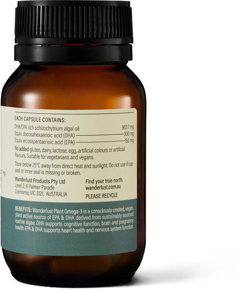 Wanderlust Plant Omega-3 (30 Caps)