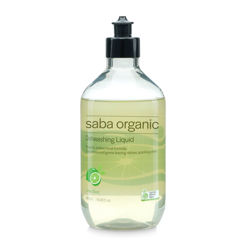 Saba Organic Dishwashing Liquid - Lime Blast