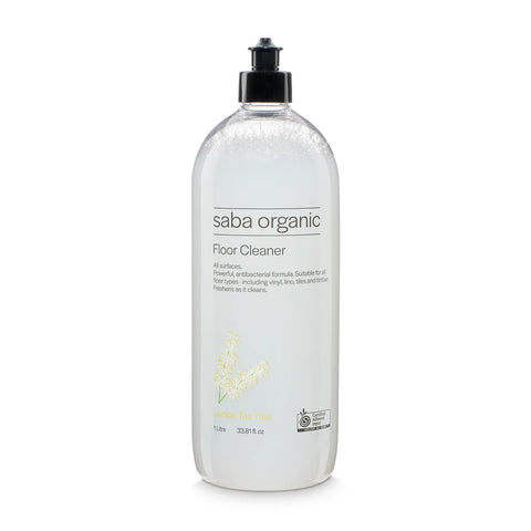 Saba Organic Floor Cleaner - Lemon Scented Tea Tree 1L