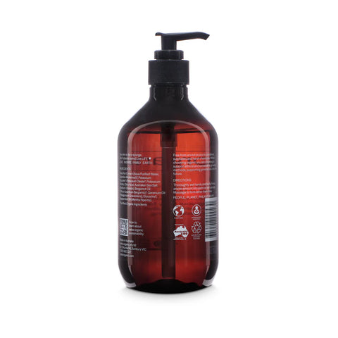 Saba Organic Body Wash - Bergamot, Geranium & Peppermint