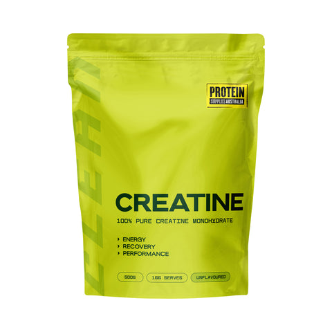 Creatine - Pure (100% Creatine Monohydrate, 500g, Unflavoured)