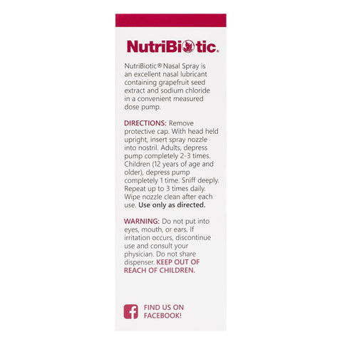 Nutribiotic Nasal Spray Pump 29.5ml