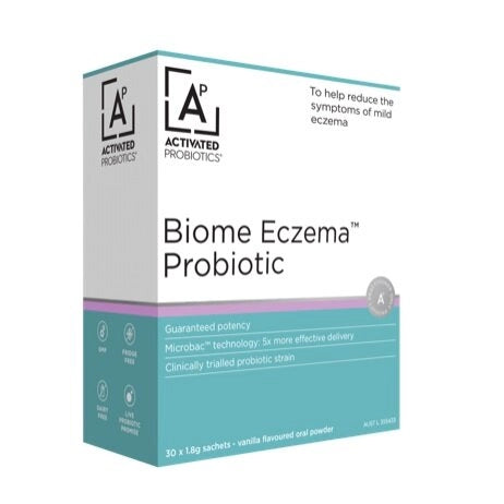 Activated Probiotics Biome Eczema Probiotic (30 sachets Vanilla)