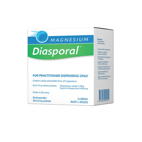 Bio-Practica Diasporal Magnesium (20 pack, 5.5g sachets)