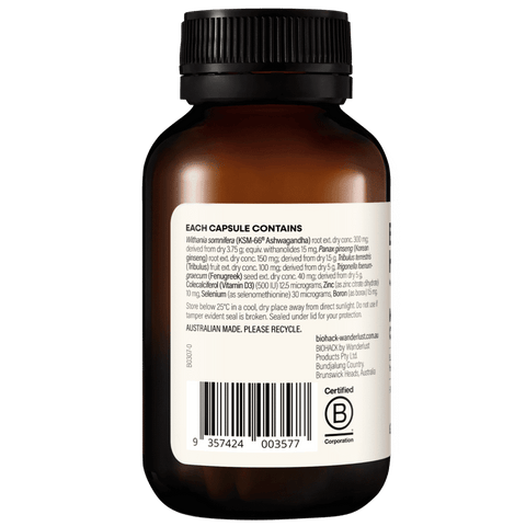 BioHack Wanderlust Male Longevity Complex (60 Caps)