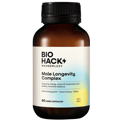 BioHack Wanderlust Male Longevity Complex (60 Caps)
