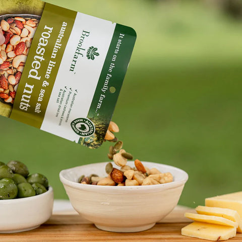 Brookfarm Roasted Nuts Australian Lime & Sea Salt 75g
