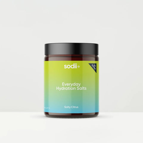 Sodii Everyday Hydration Salts (30 Serve Tub, Various Flavour Options)