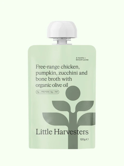 Little Harvesters Free-range Chicken, Pumpkin, Zucchini 120g