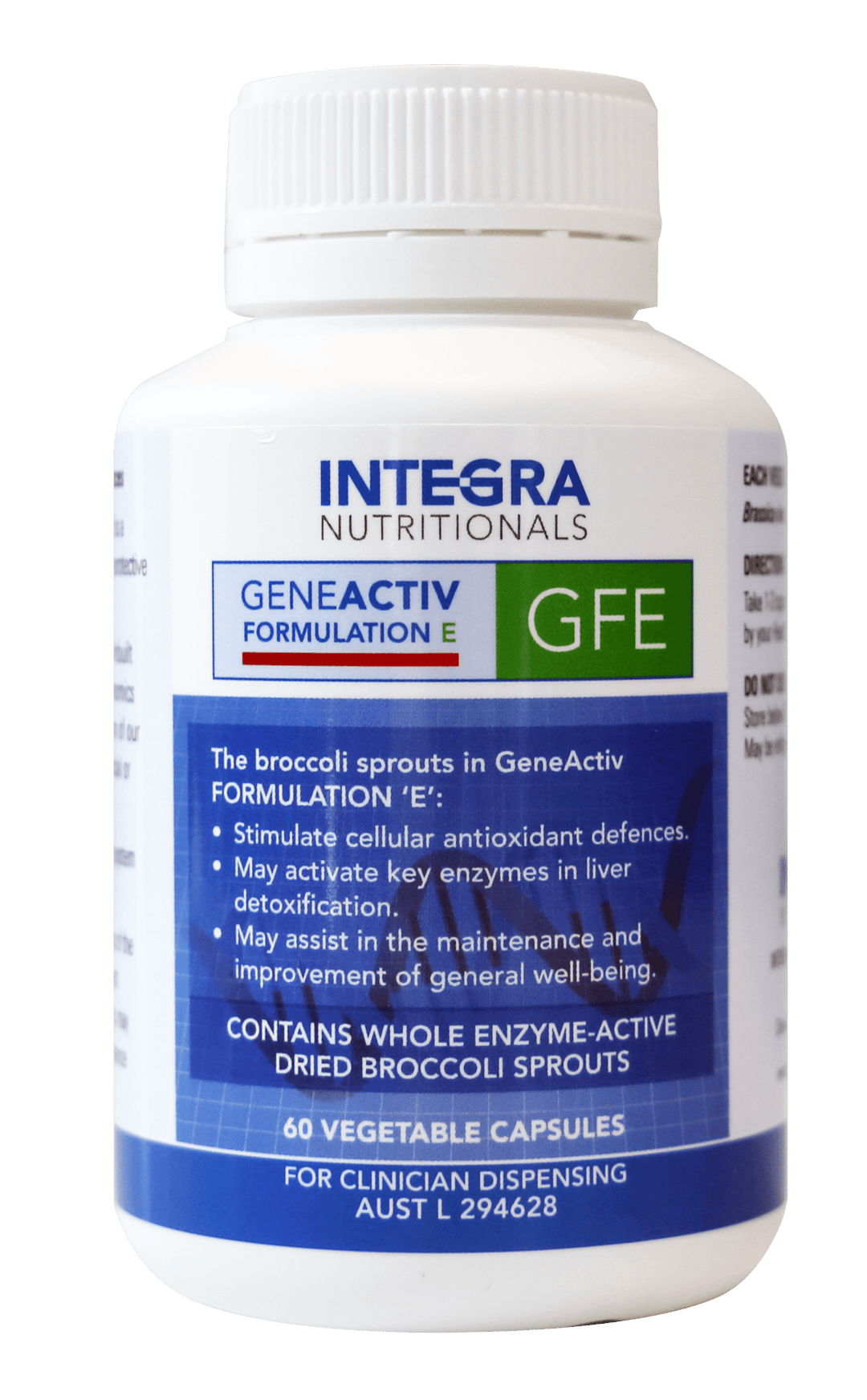 Integra Nutritionals GeneActiv® Formulation E (GFE) (60 Caps) – NIIM ...