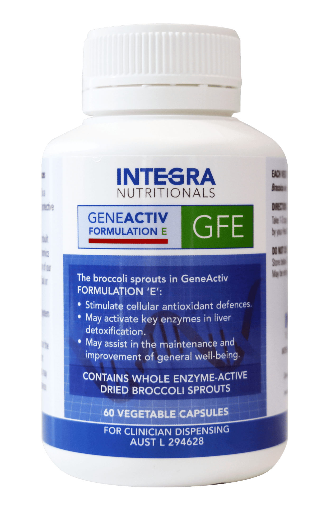 Integra Nutritionals GeneActiv® Formulation E (GFE) (60 Caps) – NIIM ...
