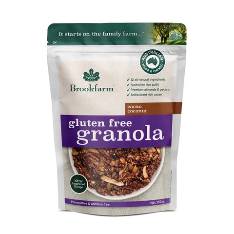 Brookfarm Gluten Free Granola Cacao Coconut (350g)