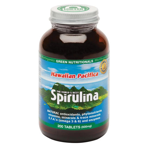 Green Nutritionals Hawaiin Pacifica Spirulina (200 Tabs)