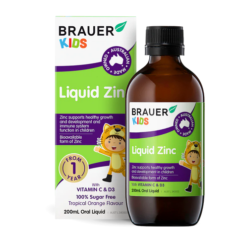 Brauer Baby & Kids Liquid Zinc (200mL)