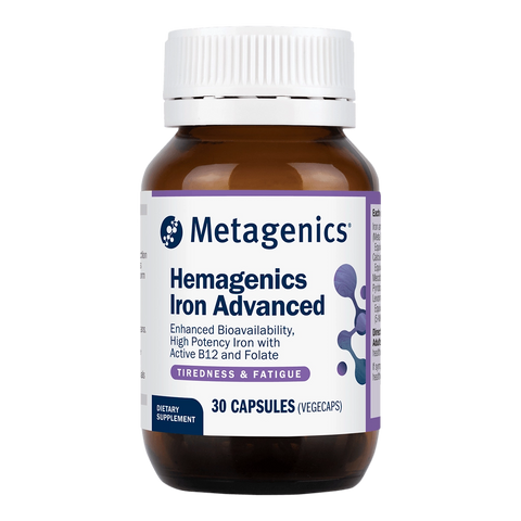 Metagenics Hemagenics Iron Advanced (30 Caps)