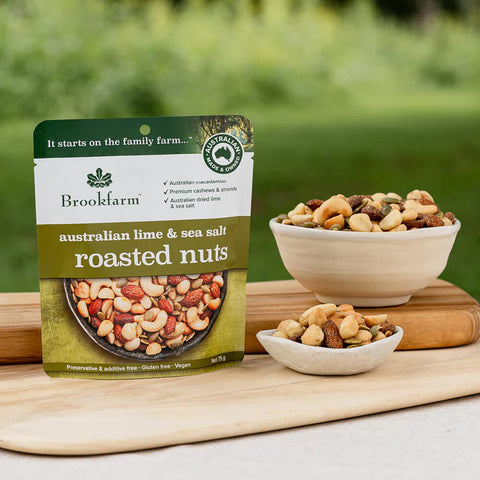 Brookfarm Roasted Nuts Australian Lime & Sea Salt 75g