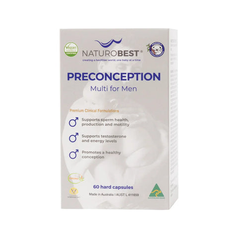 NaturoBest Preconception Multi for Men (60 Caps)