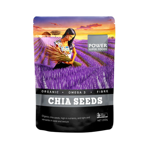 Power Super foods Chia Seeds Certified Organic - 200g