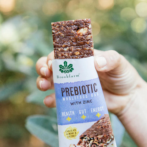 Brookfarm Chocolate Almond & Coconut Prebiotic Wholefood Bar 40g