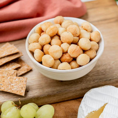 Brookfarm Oven Roasted Macadamias with Pink Lake Salt 100g