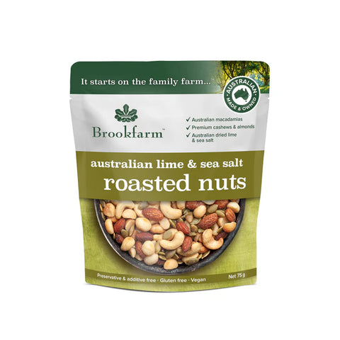 Brookfarm Roasted Nuts Australian Lime & Sea Salt 75g