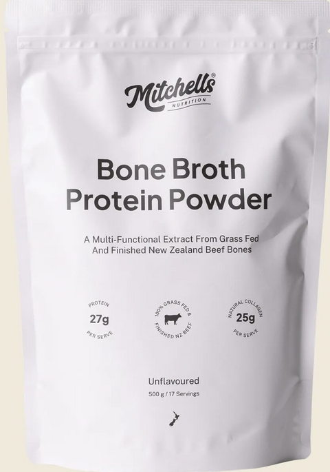 Mitchells Nutrition Bone Broth Protein Powder Unflavoured 500g