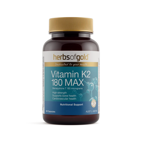 Herbs of Gold Calcium K2 180 MAX (60 Caps)