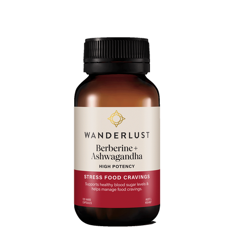 Wanderlust Berberine + Ashwagandha (120 caps)