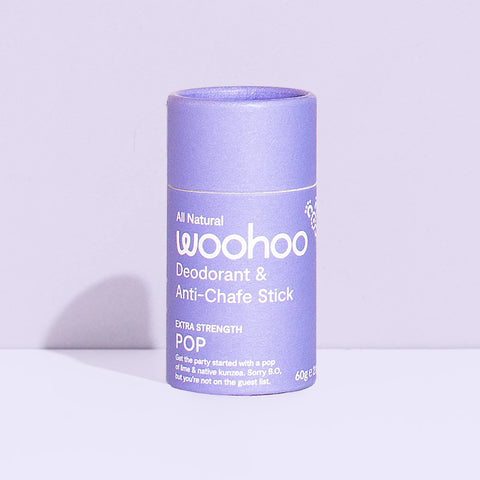 Woohoo Deodorant Stick Pop Extra Strength 60g