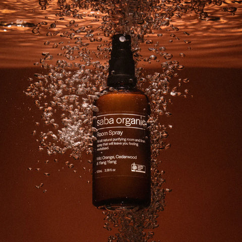 Saba Organic Room Spray - Wild Orange, Cedarwood & Ylang Ylang