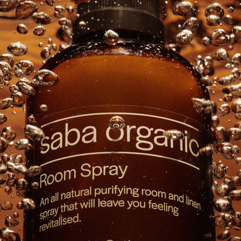 Saba Organic Room Spray - Wild Orange, Cedarwood & Ylang Ylang