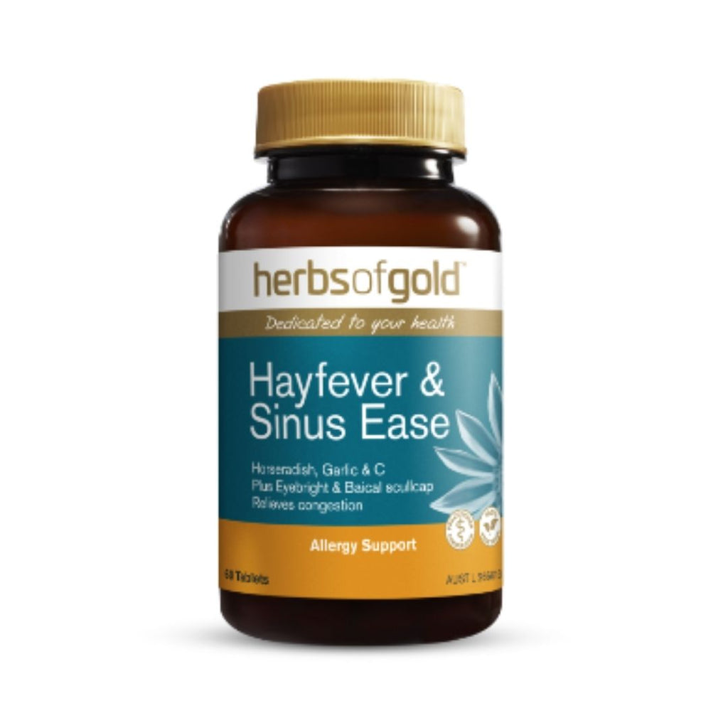 Herbs of Gold Hayfever & Sinus Ease (60 Tabs)