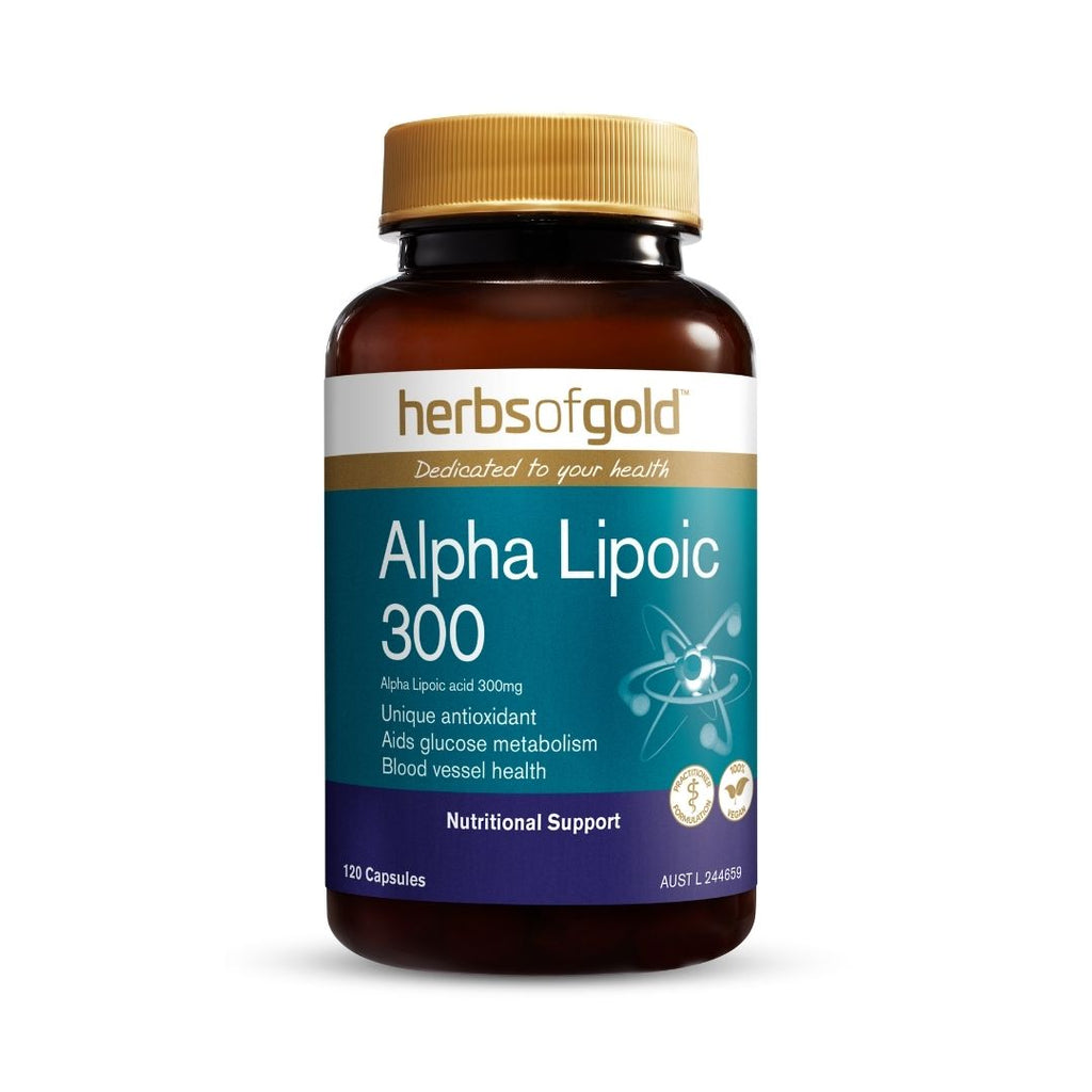 Herbs of Gold Alpha Lipoic 300 (120 Caps)